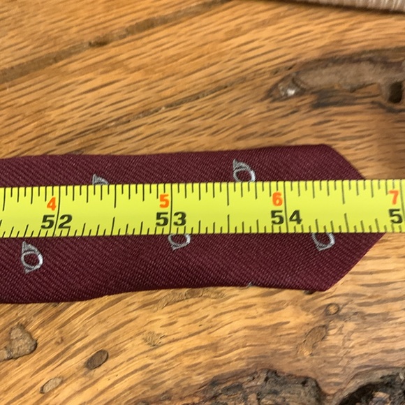 70’s VINTAGE FRENCH HORN SYMPHONY ORCHESTRA NECKTIE - Picture 10 of 12